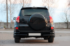 Задние уголки AK003-double Черный (2 шт., нержавейка) для Toyota Rav 4 2006-2013 гг