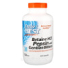 Бетаїн HCL і Пепсин, Betaine HCL & Pepsin, Doctor's Best, 360 капсул