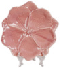 Набор 3 фарфоровых блюда «Розовый Цветок» 18.6х18х3см