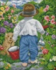 Схема для вышивки Мальчик в саду