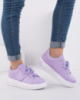 Жіночі лілові кросівки з еко-шкіри