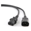 Кабель живлення Cablexpert PC-189-VDE-5M (С13-С14) VDE 5m Black (Код товару:42656)