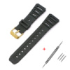 Ремінець Casio accessories для G-Shock CA-53W 20mm Black GD полімерний чорний