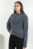 Жіночий сірий светр