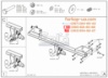 Тягово-сцепное устройство (фаркоп) Mercedes B-Class (W246) (2011-2018)