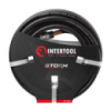 Шланг гумовий повітряний армований зі швидкороз'ємними з'єднаннями 10м INTERTOOL PT-1720 : до 20 атм 6 x 13 мм