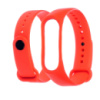 Ремешок силиконовый для Xiaomi Mi Band 3/ 4  03 оранжевый