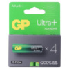 Батарейка GP ULTRA PLUS ALKALINE 1.5V 15AUP21-SB4 щелочная, LR6, АА