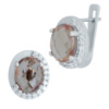 Серебряные серьги CatalogSilver с Султанит султанитом 5.075ct (2007685)