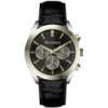 Чоловічий наручний годинник Guardo 012836-4 Silver-Gold з датою та днем тижня