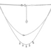 Серебряное колье CatalogSilver с без камней, вес изделия 4,53 гр (2068327) 400450 размер