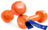 Гантелі вінілові PowerPlay  2 * 1 кг. PP_4103 Помаранчеві (2шт. - пара)