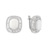 Серебряные серьги CatalogSilver с опалом 4.238ct (2085645)