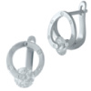 Серебряные серьги CatalogSilver с фианитами (1985625)
