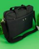 Чорна сумка з текстилю для ноутбука