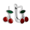 Серебряные серьги CatalogSilver с емаллю (2136873)