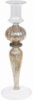 Підсвічник скляний Candlestick 8.5х25см, шампань
