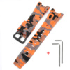 Ремінець для Casio G-Shock GST-W300 Camo Orange BK полімерний помаранчевий камуфляж