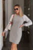 Спортивна сукня з двонитки «Sesilia» оптом | Норма Сірий (меланж), 42-44