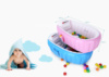 Детская надувная ванночка INTIME BABY BATH YT-226A, ванночка для купания ребенка розовая и голубая