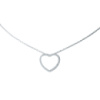 Серебряное колье CatalogSilver с фианитами, вес изделия 3,05 гр (2014973) 400450 размер