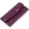 Ультрамодне жіноче портмоне з натуральної шкіри флотар 721693 Бузкове