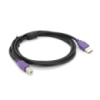 Кабель USB 2.0 Ritar AM/BM, 1.5m, 1 феррит, Black, Q300
