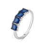 Серебряное кольцо CatalogSilver с сапфиром nano 1.374ct, вес изделия 1,82 гр (2092803) 17.5 размер