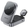 Бездротовий зарядний пристрій ACEFAST E22 Desktop 3-in-1 Wireless Charging holder Metal Gray (6974316284079)
