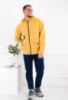 Чоловіча жовта вітрівка з капюшоном