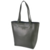 ТЕМНО-ЗЕЛЕНА — фабрична сумка-шопер із простим кроєм і мінімальним оздобленням (Луцьк, 518)