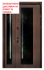 Двері вхідні Straj Proof Standard Mottura StarMax Glass Дуб 23 1220x2050 мм