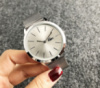 Женские наручные часы стиль Лакоста Серебро с белым
