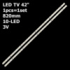 LED підсвітка TV 42« inch 10-led 820mm 3V LED42D10A-ZC14DFG-04 30342010209  1шт.