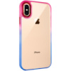 Чехол TPU+PC Fresh sip series для Apple iPhone XS Max (6.5«») Синий / Розовый - купити в SmartEra.ua