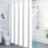 Шторка для ванной и душа Bathlux люкс водоотталкивающая штора в душевую и ванную 180х180 см,PEVA,белая