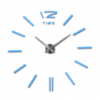 3D настенные часы, бескаркасные часы, часы наклейка 90-120см Голубой
