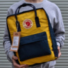 Рюкзак , Fjallraven Kanken Classic , жовто-синій . 123461377