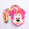 Детская силиконовая сумка Минни Маус 15×13×3 (см) через плечо Малиновый HP-55-9PP