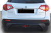 Задняя защита AK007 Черная (нержавейка) для Suzuki Vitara 2015- гг