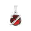 Серебряная подвеска CatalogSilver с гранатом 1.749ct (2181422)