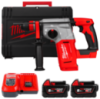 Перфоратор акумуляторний SDS-PLUS MILWAUKEE, M18 BLHX-502X, 2,3 Дж (зарядний пристрій M12-18 FC, 2 акумулятори М18 В5 5Аг, патро