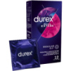 Презервативы Durex Dual Extase рельефные с анестетиком 12 шт. (5052197053432)
