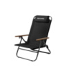 Крісло складане з регульованим нахилом Naturehike CNK2550JJ012, вуглецева сталь, чорний