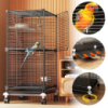 Клітина для птахів (KP-82) (82/37/37см, на колесах)