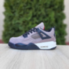 Nіke Air Jоrdan 4 високі сиреневі на чорній