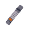 Ремінець для годинника Nylon accessories Nylon Tactic Grey 38 мм тактичний нейлоновий сірий