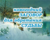 Новогодний заговор для обретения Судьбы