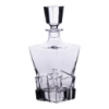 Декантер для виски 1 литр стеклянный под виски 11×11×28 см г с пробкой HP-19-32