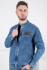 Чоловіча синя джинсова куртка